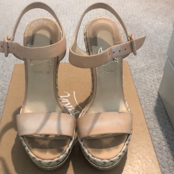 Christian Louboutin Shoes - Christian Louboutin Nude Espadrilles